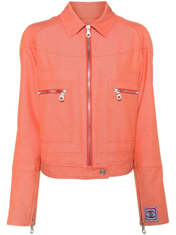 CHANEL Pre-Owned veste zippée Sport Line (2002) - Rose