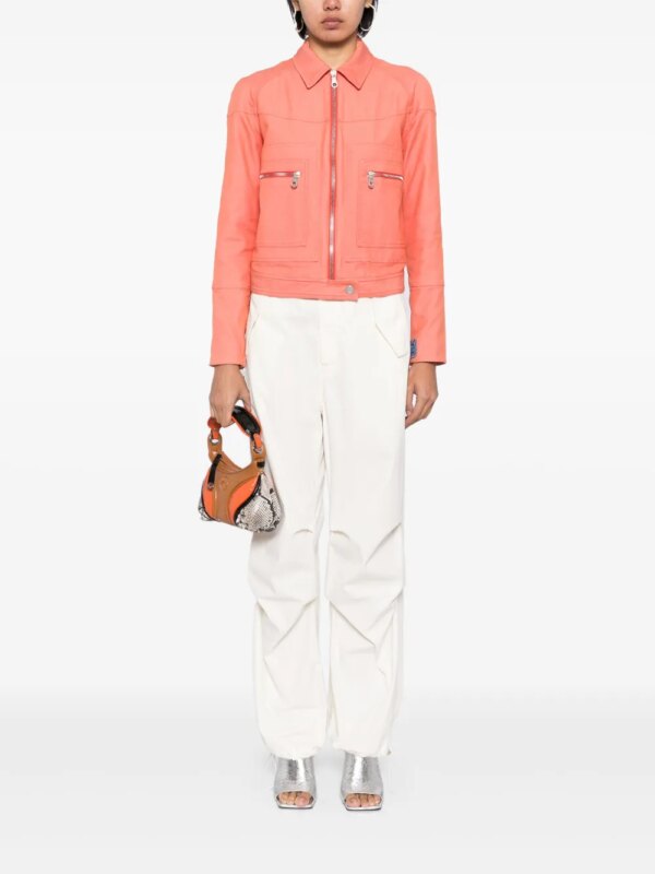 CHANEL Pre-Owned 2002 Sport Line jack met rits - Roze