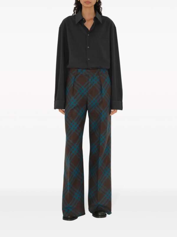 Burberry Wollen pantalon - Bruin