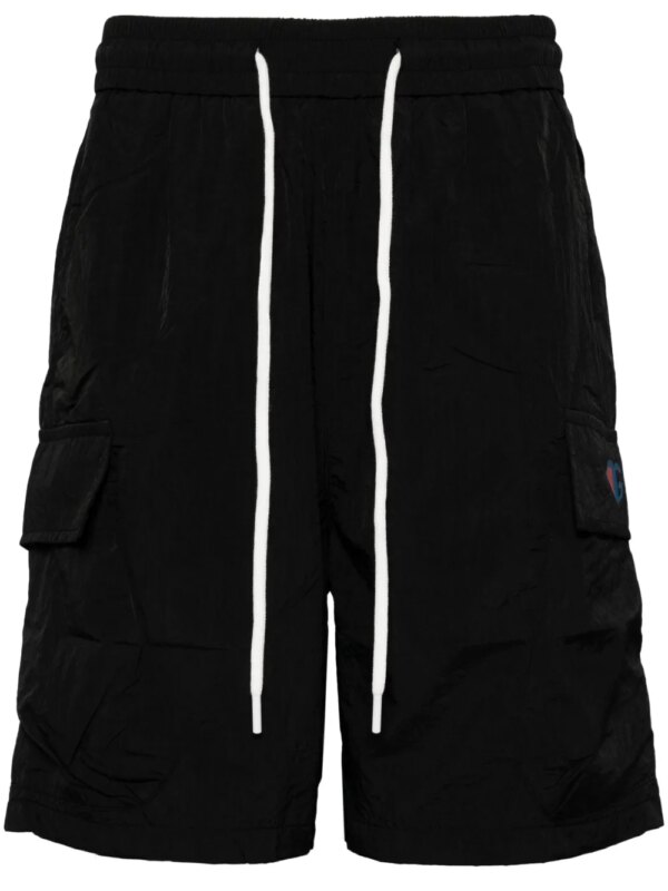 Ground Zero short de bain à logo imprimé - Noir