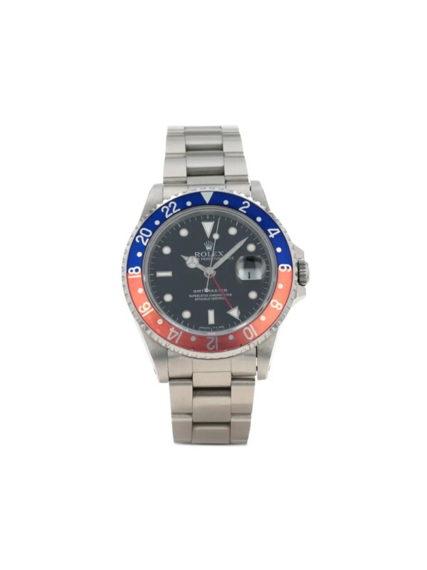 Rolex montre GMT Master 40 mm pre-owned (1990) - Noir
