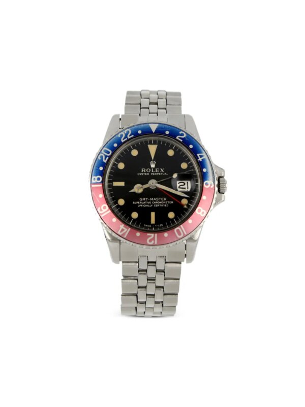 Rolex montre GMT-Master 40 mm pre-owned (1996) - Noir