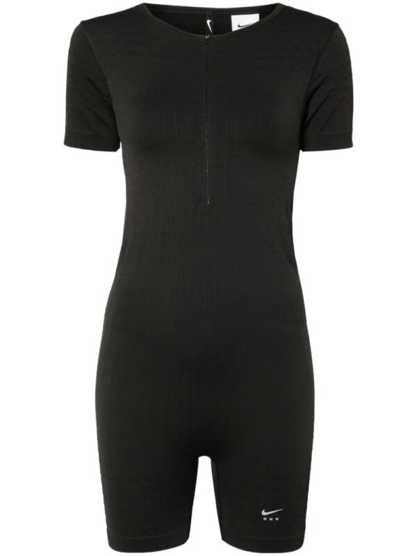 Nike x MMW combinaison zippée à manches courtes - Noir