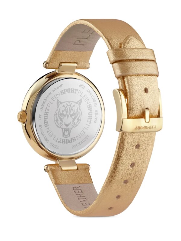 Plein Sport Opium 38mm horloge - Goud