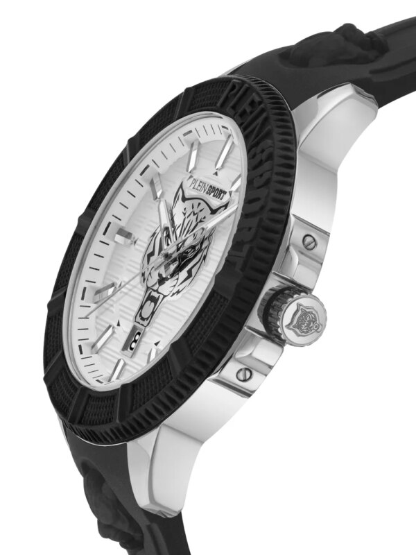 Plein Sport City Rush 45 mm horloge - Zilver