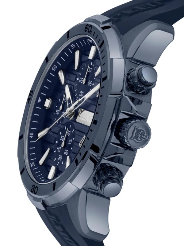 Plein Sport Impact 46mm horloge - Blauw