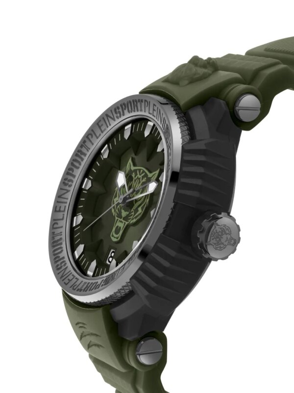 Plein Sport Tiger Power horloge 45 mm - Groen