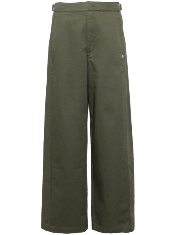 SPORT b. by agnès b. pantalon droit à plaque dinosaure - Vert