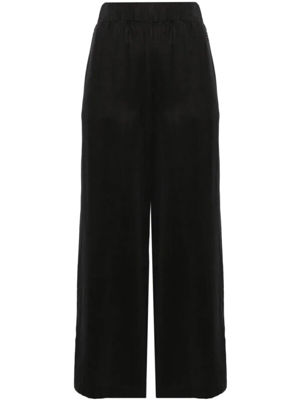 SPORT b. by agnès b. pantalon ample à broderies - Noir