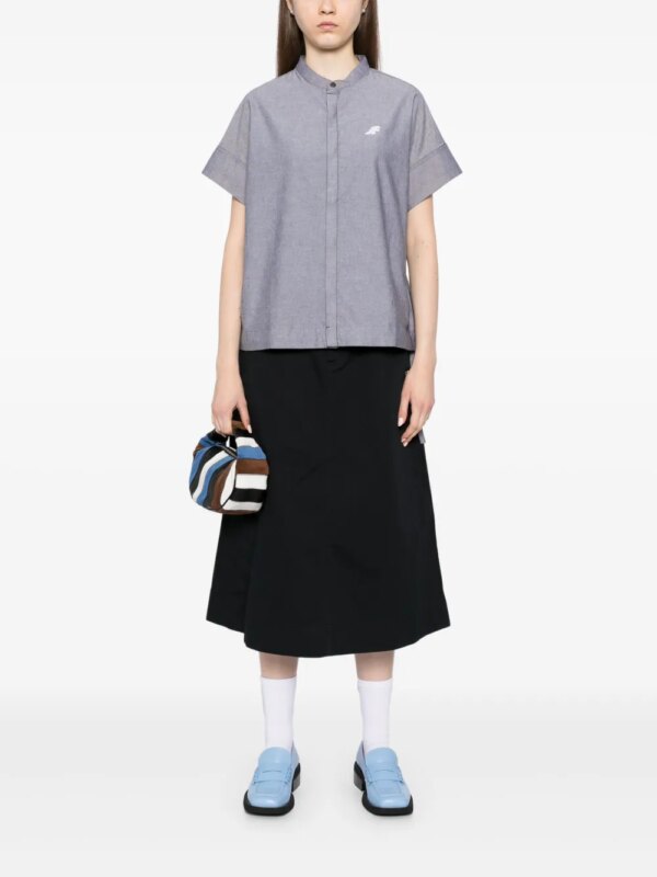 SPORT b. by agnès b. Dion rok met borduurwerk - Zwart