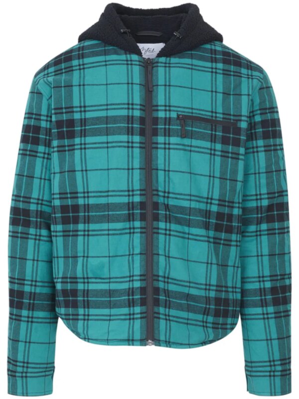 Aztech Mountain hoodie à carreaux - Vert