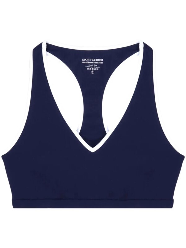 Sporty & Rich brassière Runner Box - Bleu