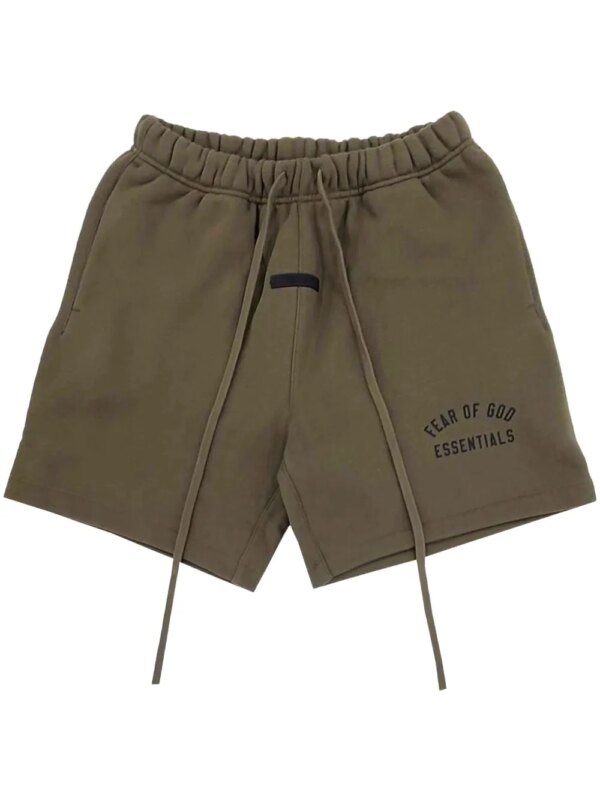 FEAR OF GOD ESSENTIALS short à logo imprimé - Vert