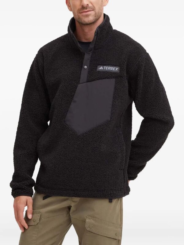 adidas veste à empiècements contrastants - Noir