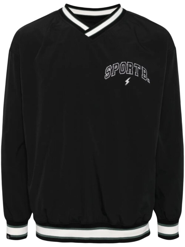 SPORT b. by agnès b. pull à col v - Noir