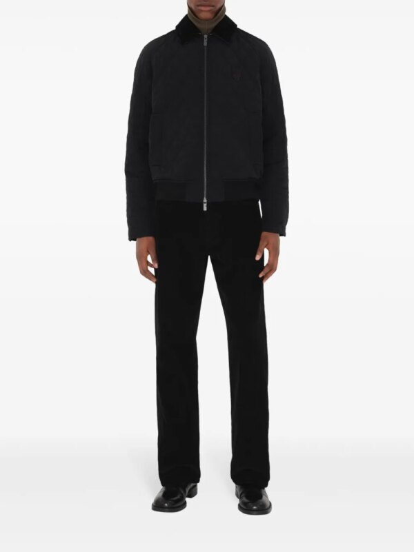 Burberry Gewatteerd jack - Zwart