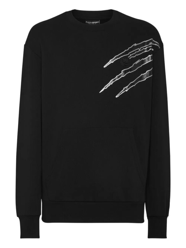 Plein Sport sweat Lamina Scratch - Noir