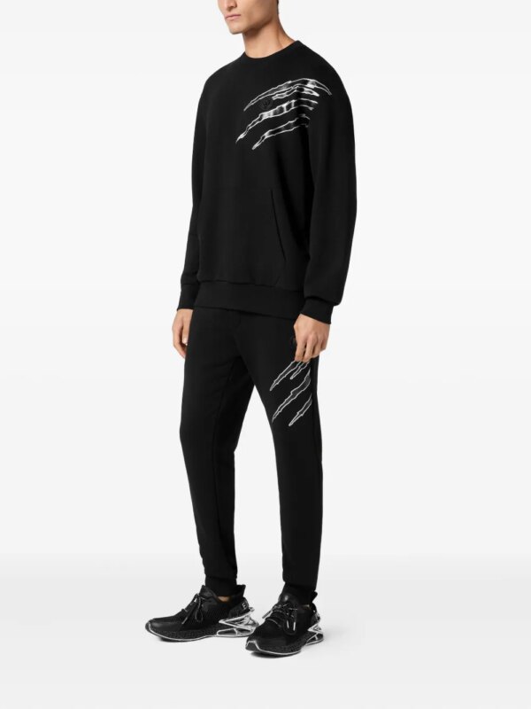 Plein Sport Lamina Scratch sweater - Zwart