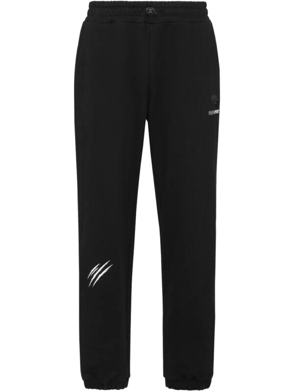 Plein Sport pantalon de jogging à rayures - Noir