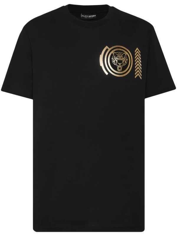 Plein Sport t-shirt à imprimé graphique - Noir