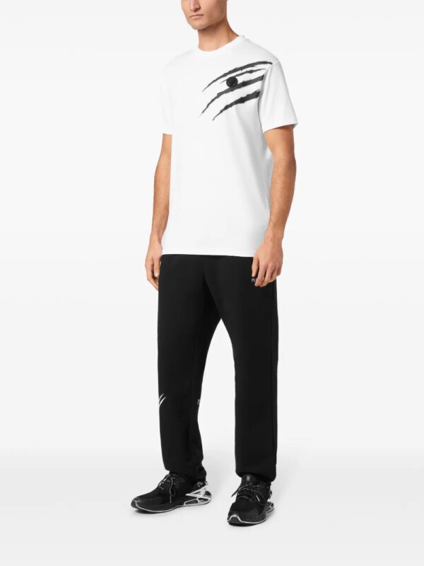 Plein Sport T-shirt met print - Wit