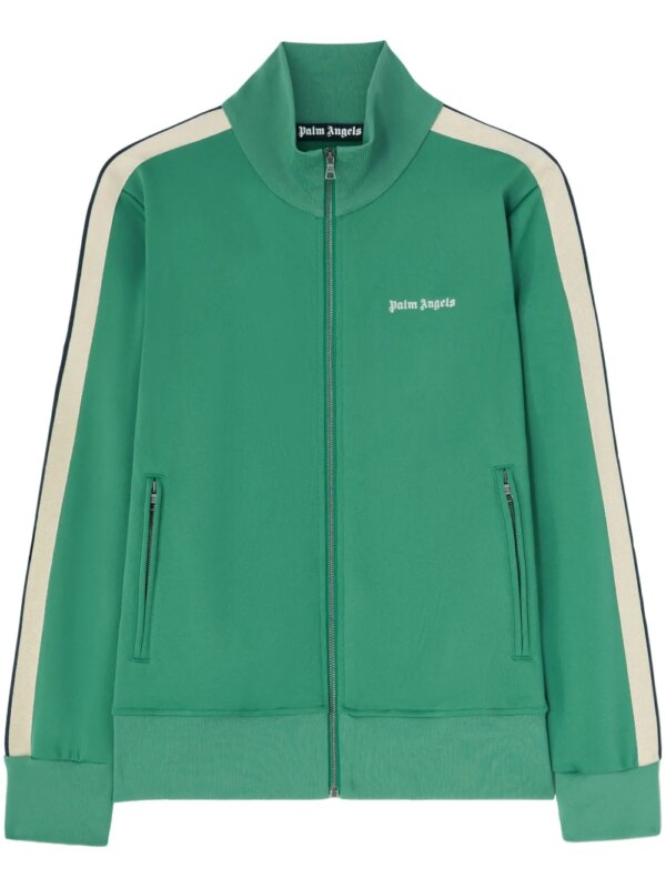 Palm Angels veste zippée à logo - Vert