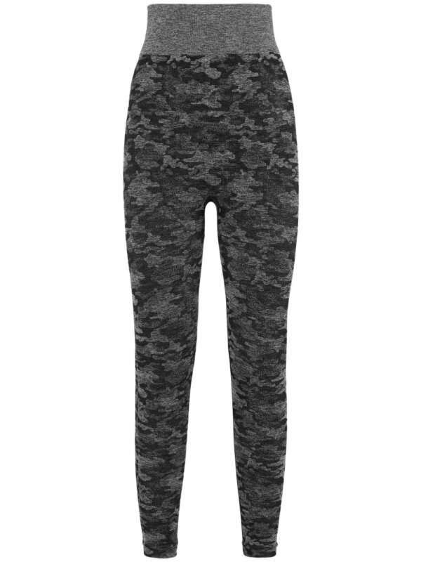 Plein Sport legging à imprimé camouflage - Gris