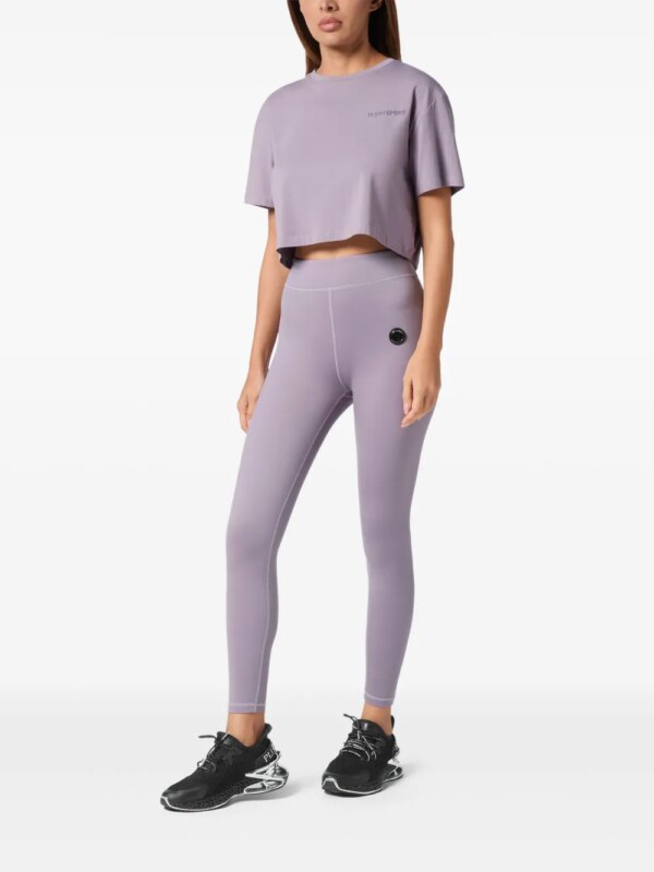 Plein Sport Scratch performance legging - Paars