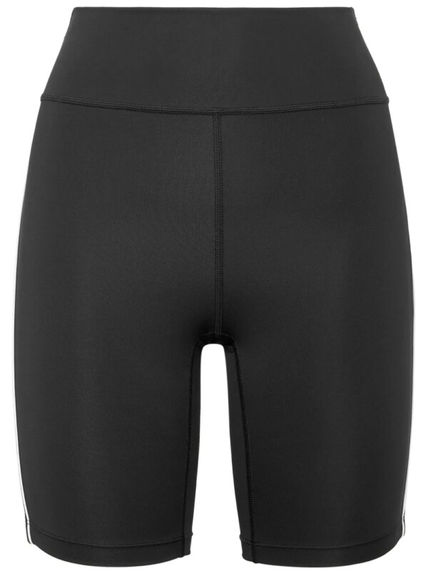 Plein Sport short de cyclisme à liserés contrastants - Noir