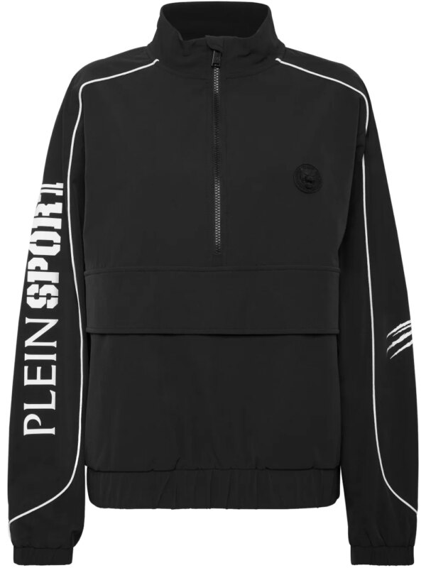Plein Sport sweat à patch logo - Noir