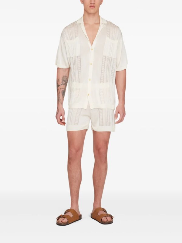 Donde Esteban short Guayabera - Tons neutres