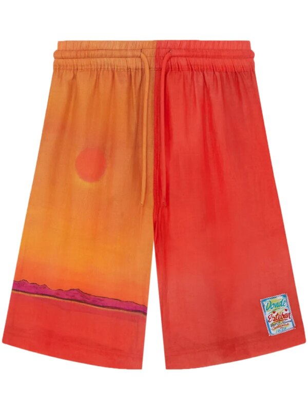 Donde Esteban short Baru - Orange