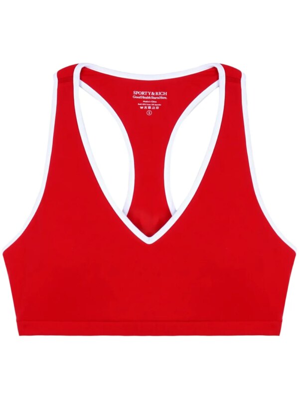 Sporty & Rich brassière Runner Box - Rouge