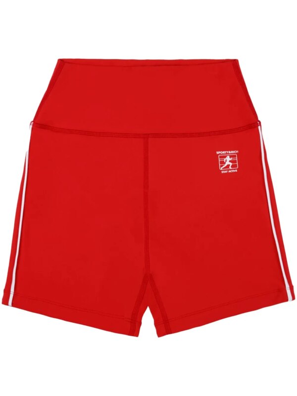 Sporty & Rich short de cyclisme Runner Box - Rouge