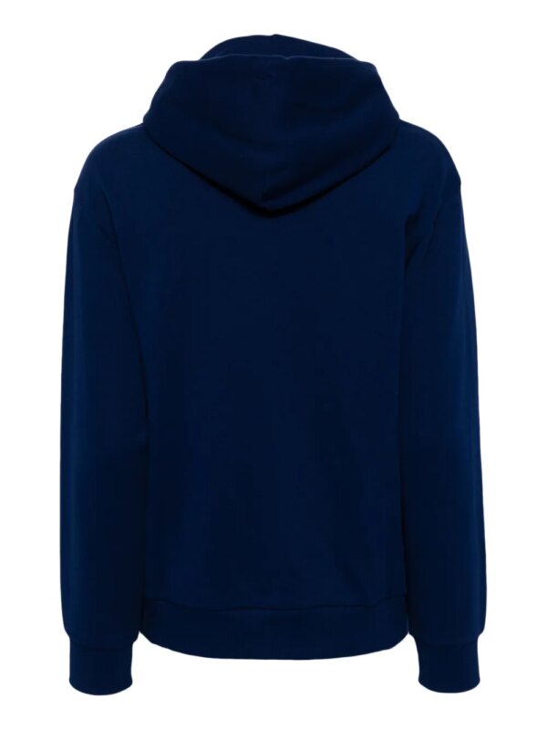 SPORT b. by agnès b. Hoodie met geborduurd logo - Blauw