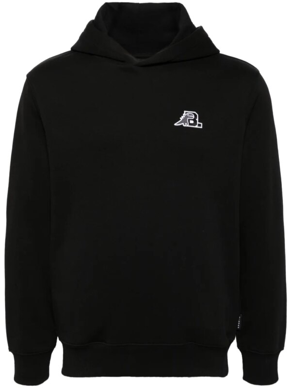 SPORT b. by agnès b. hoodie à patch logo - Noir