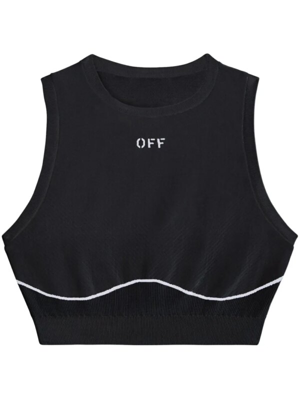 Off-White haut de sport Off Stamp - Noir