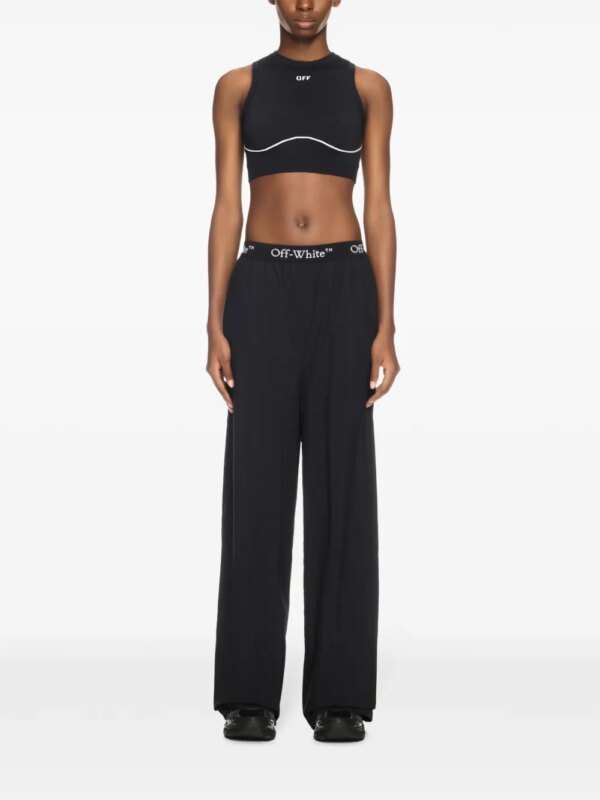 Off-White Off Stamp performance top - Zwart