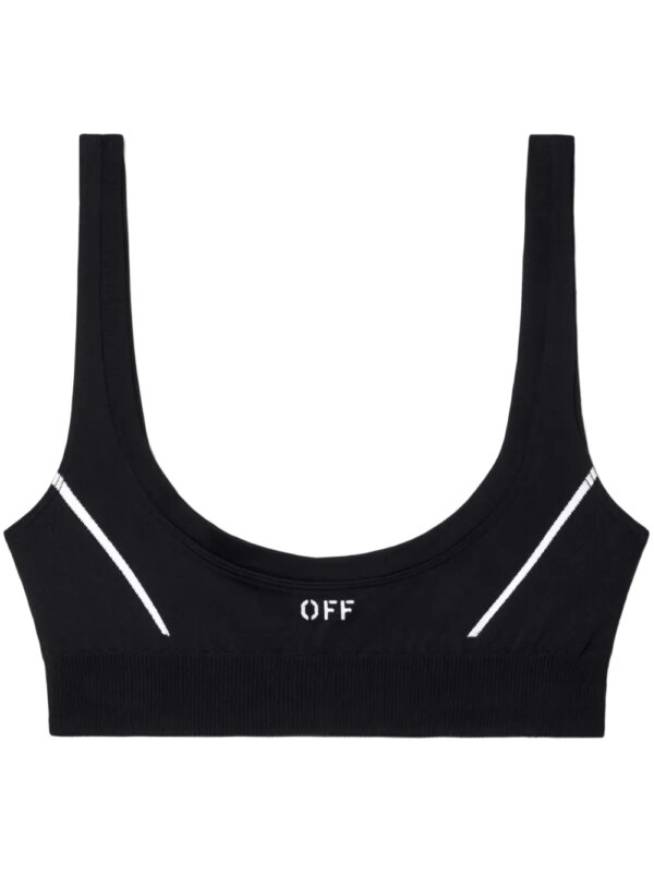 Off-White brassière de sport Off Stamp - Noir