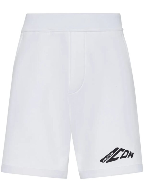 DSQUARED2 short de sport Icon New Generation - Blanc