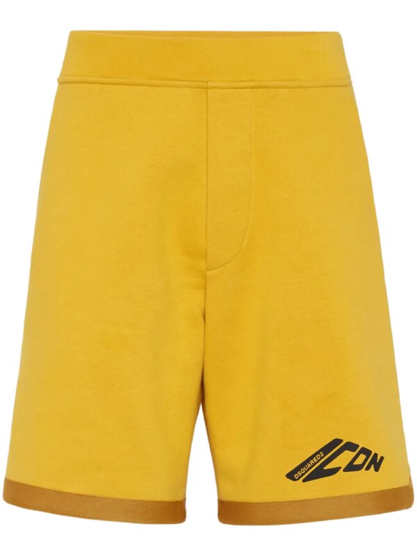 DSQUARED2 survêtement à logo imprimé - Jaune