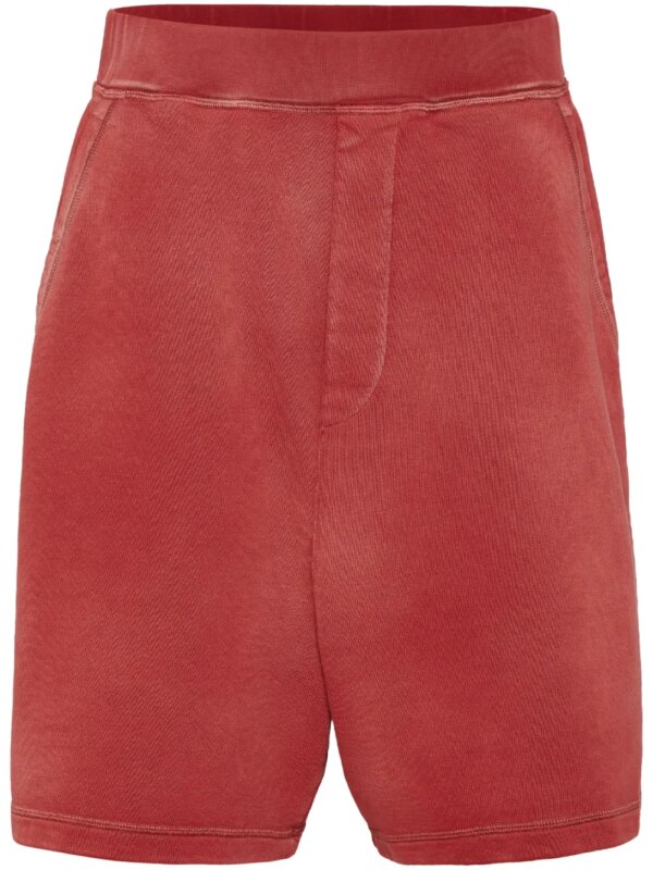 DSQUARED2 short de sport à logo imprimé - Rouge