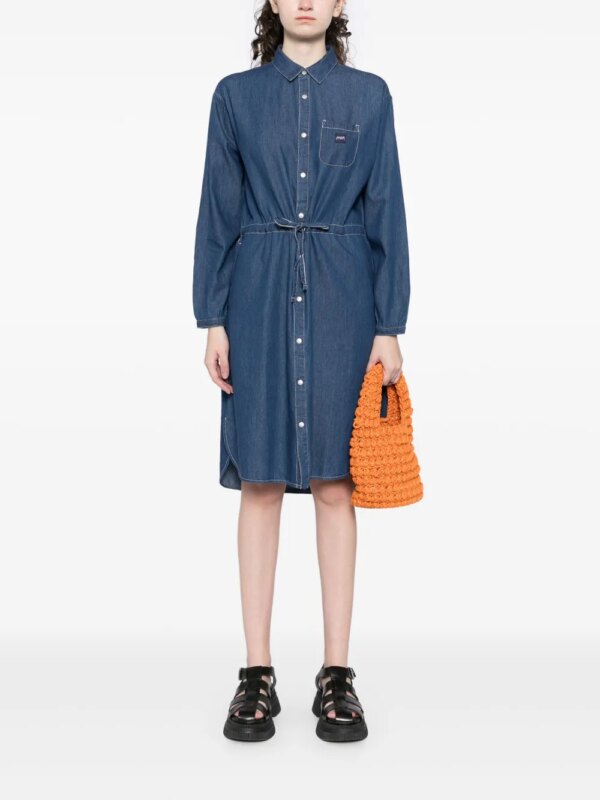 SPORT b. by agnès b. Chambray jurk - Blauw