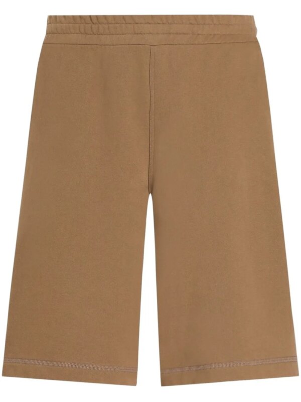 Dolce & Gabbana short de sport en jersey - Marron