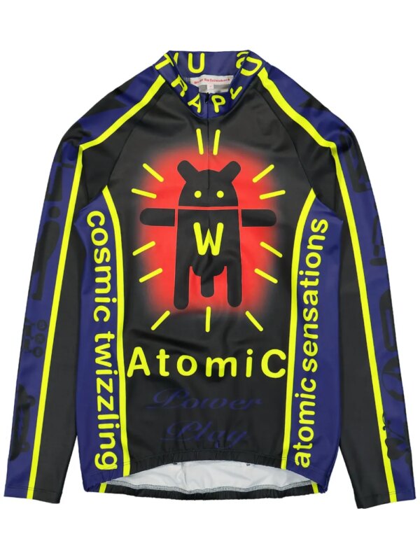 Walter Van Beirendonck haut de cyclisme Atomic - Bleu