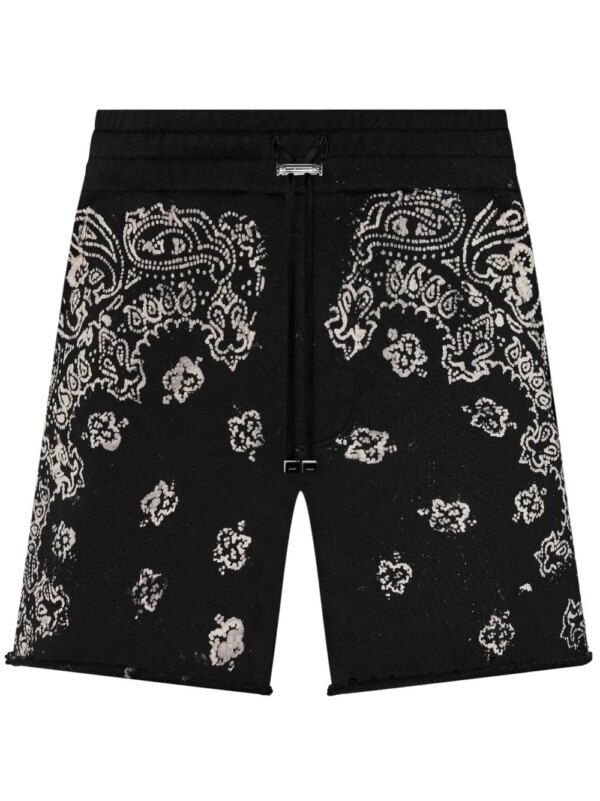 AMIRI short Bandana - Noir