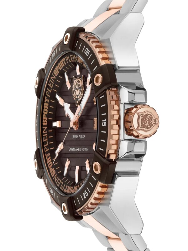 Plein Sport Urban Pulse horloge 47 mm - Bruin