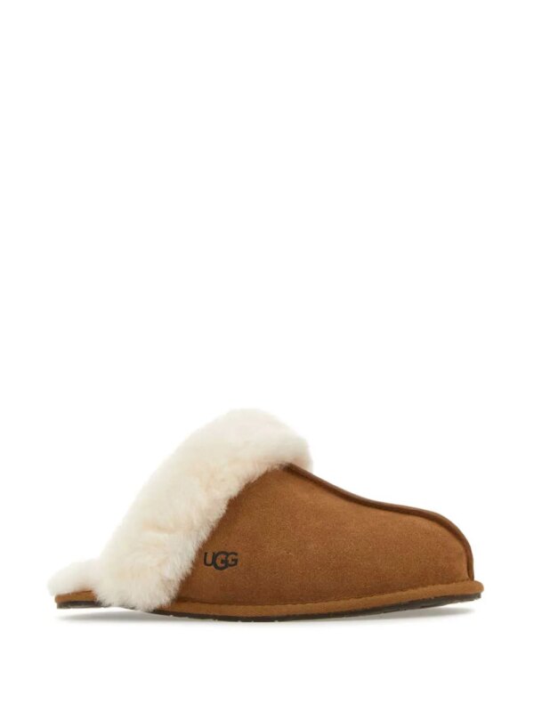 UGG Slippers met lammy afwerking - Bruin