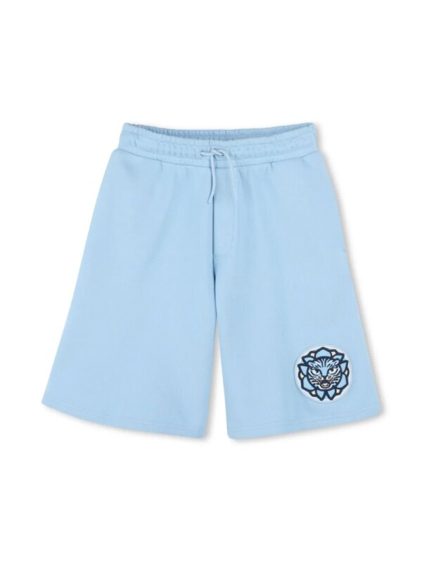 Kenzo Kids short de sport Tiger - Bleu