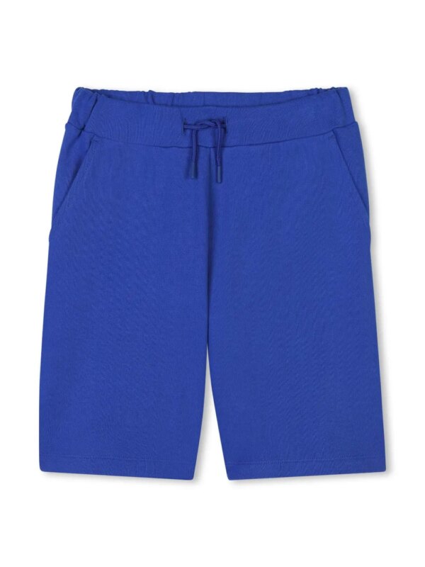 Kenzo Kids short de sport en coton biologique - Bleu